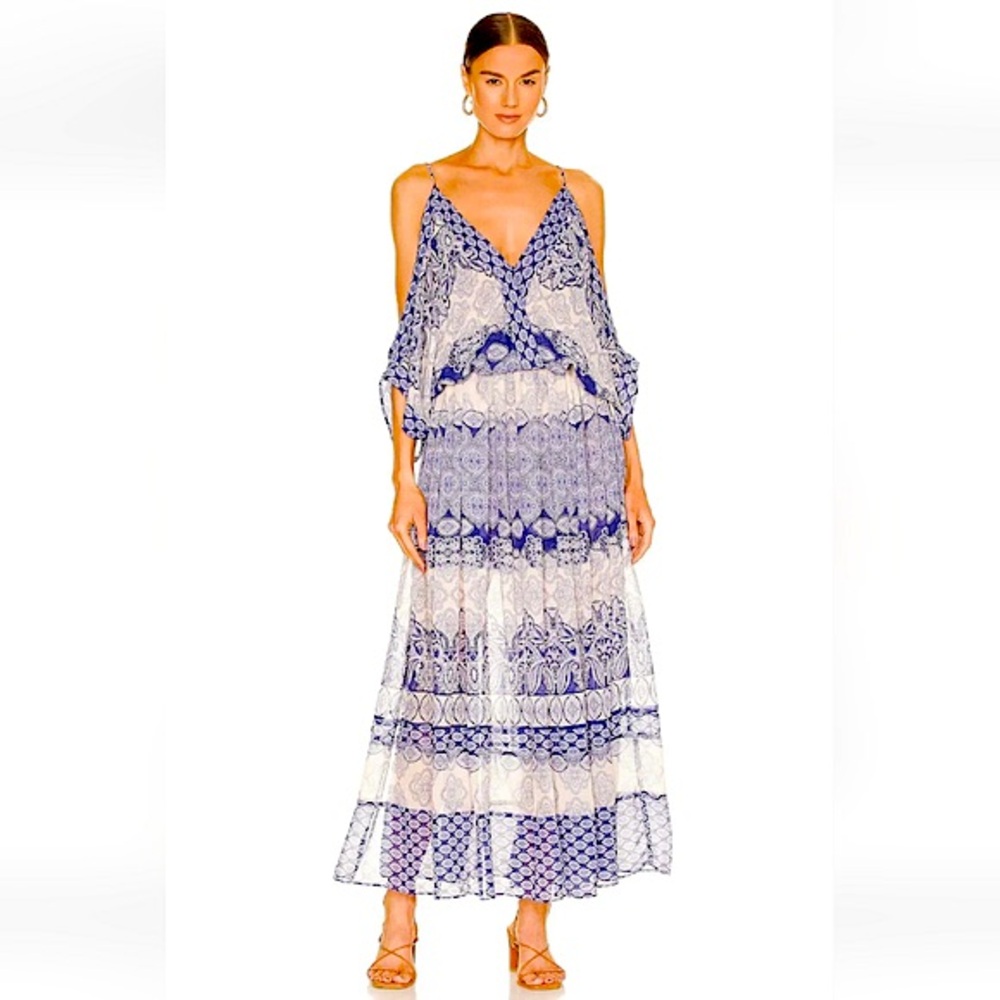 new misa resort los angeles dress wrap gypsy spell Revolve bohemian chiffon 460$